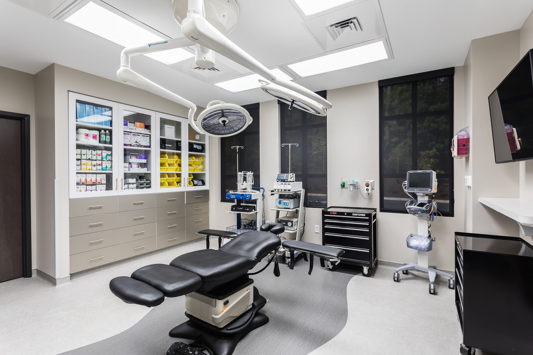 Wake Plastic Surgery, interior detail