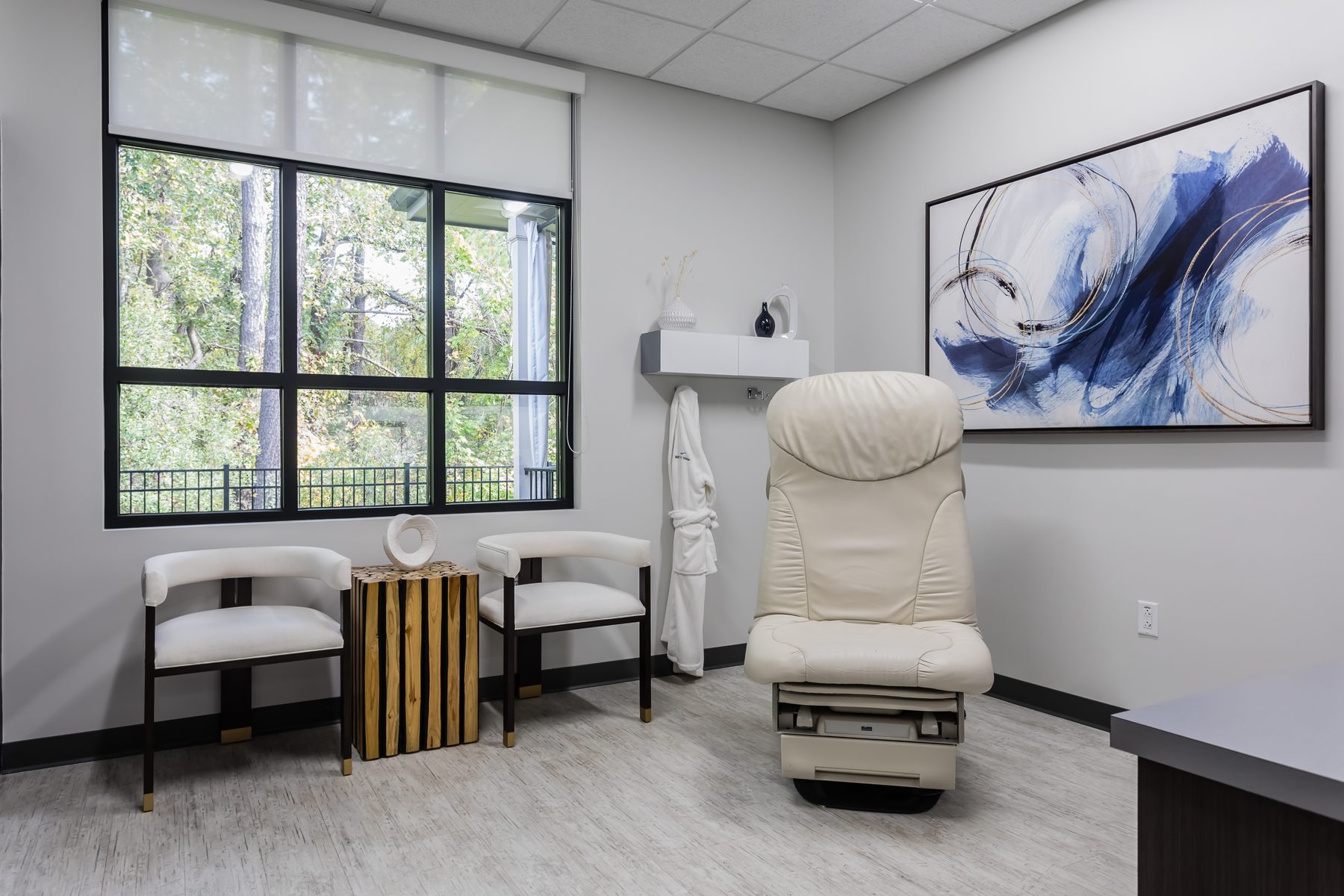 Wake Plastic Surgery, interior detail