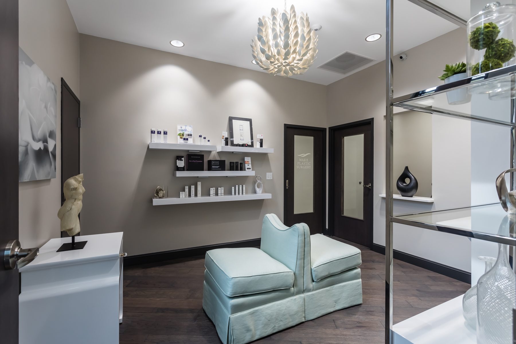 Wake Plastic Surgery, interior detail