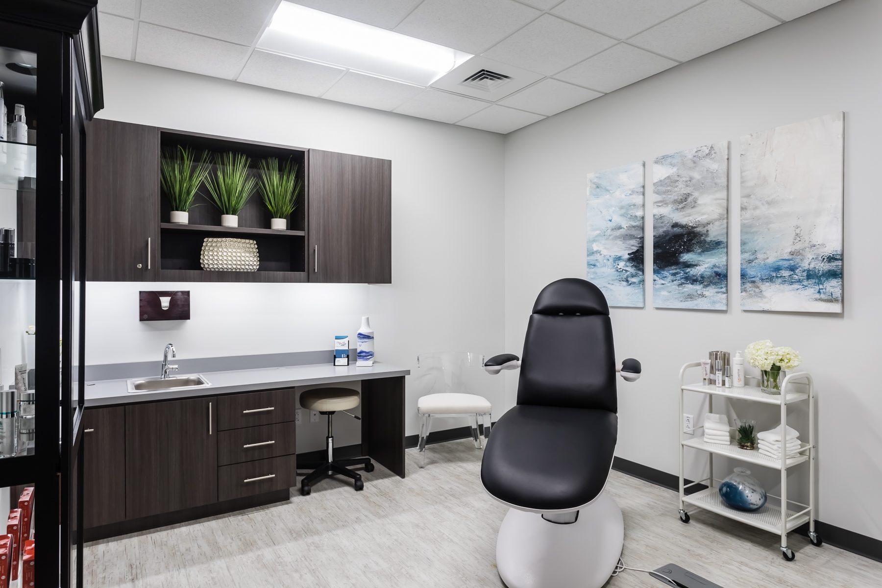 Wake Plastic Surgery, interior detail