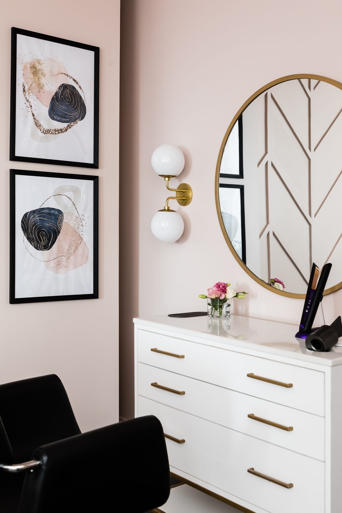 Halo Hair Boutique, interior detail