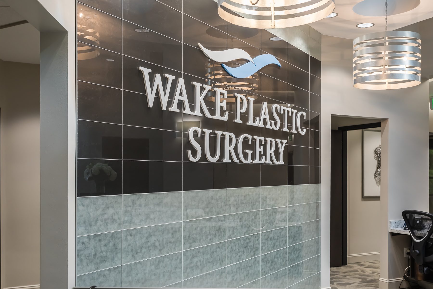 Wake Plastic Surgery, interior design by Lauren Burns Interiors